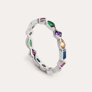 Online SINGULARU Anillo Cascade Plata