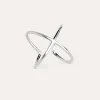 Clearance SINGULARU Anillo 4Ever Plata