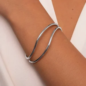 Online SINGULARU Brazalete Double Aire Acero