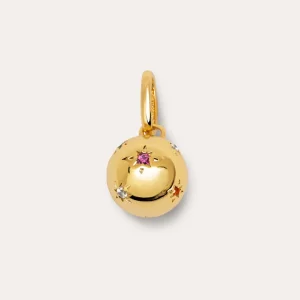 Hot SINGULARU Charm Bolita Glam Baño Oro