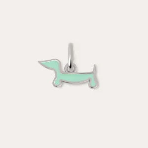 Outlet SINGULARU Charm Mini Perro Teckel Enamel Sky