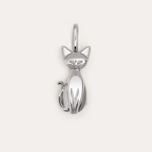 New SINGULARU Charm Salem Gato Enamel Gris