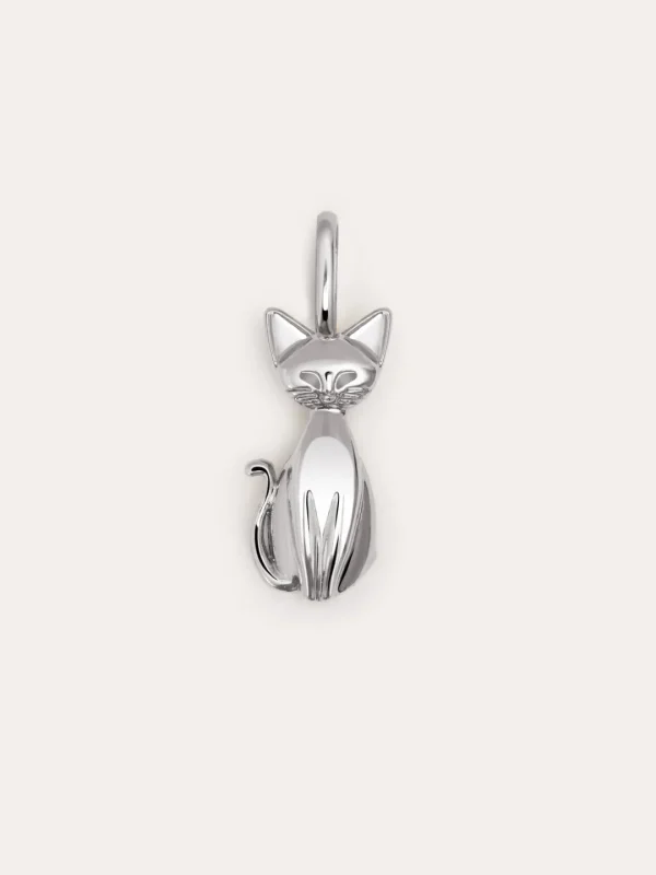 New SINGULARU Charm Salem Gato Enamel Gris