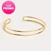 Discount SINGULARU Choker Double Ring Baño Oro