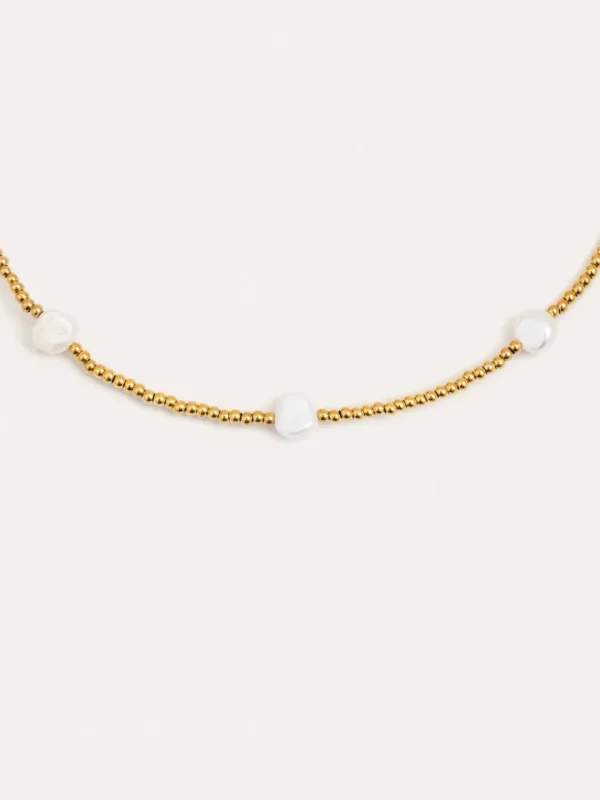 Discount SINGULARU Collar Positano Acero Baño Oro