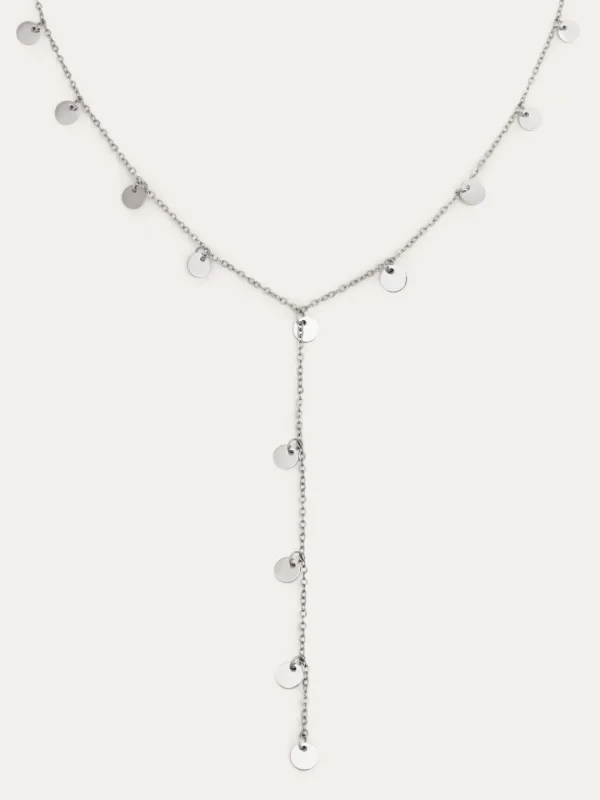 Sale SINGULARU Collar Y Mini Moon Acero