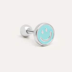 Clearance SINGULARU Pendiente Suelto Smiley Sky Enamel Plata