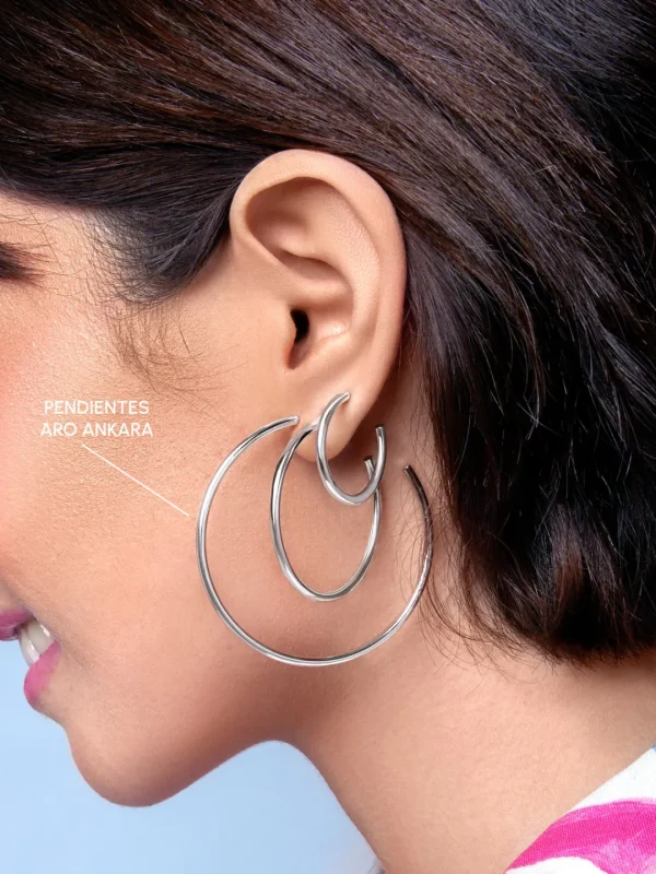 Discount SINGULARU Pendientes Aro Ankara