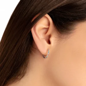 Online SINGULARU Pendientes Aro L Colors Plata