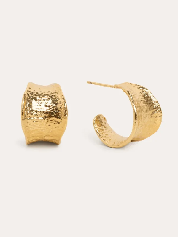 Fashion SINGULARU Pendientes Boho Baño Oro