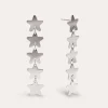 New SINGULARU Pendientes Five Stars Acero