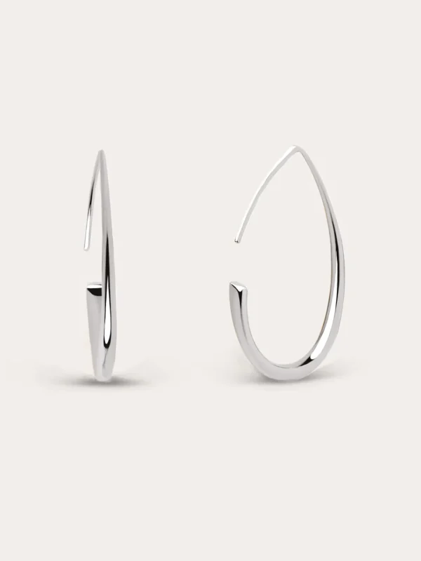 Clearance SINGULARU Pendientes Gota Arch Plata