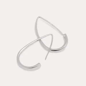 Clearance SINGULARU Pendientes Gota Arch Plata