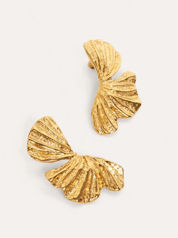 Fashion SINGULARU Pendientes Portobello Acero Baño Oro