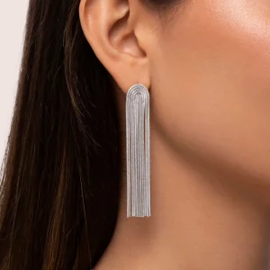 Fashion SINGULARU Pendientes Waterfall Acero