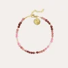 Discount SINGULARU Pulsera Altea Dots Syra Rose Acero Baño Oro