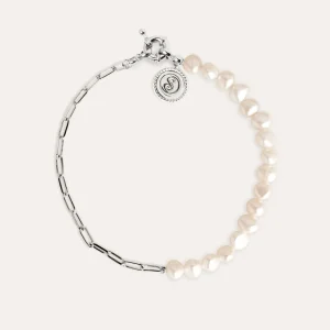 Sale SINGULARU Pulsera Chic Pearl Acero