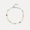 Online SINGULARU Pulsera Crystals Colors Plata