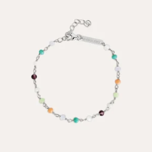 Online SINGULARU Pulsera Crystals Colors Plata