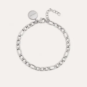 Discount SINGULARU Pulsera Figaro Acero