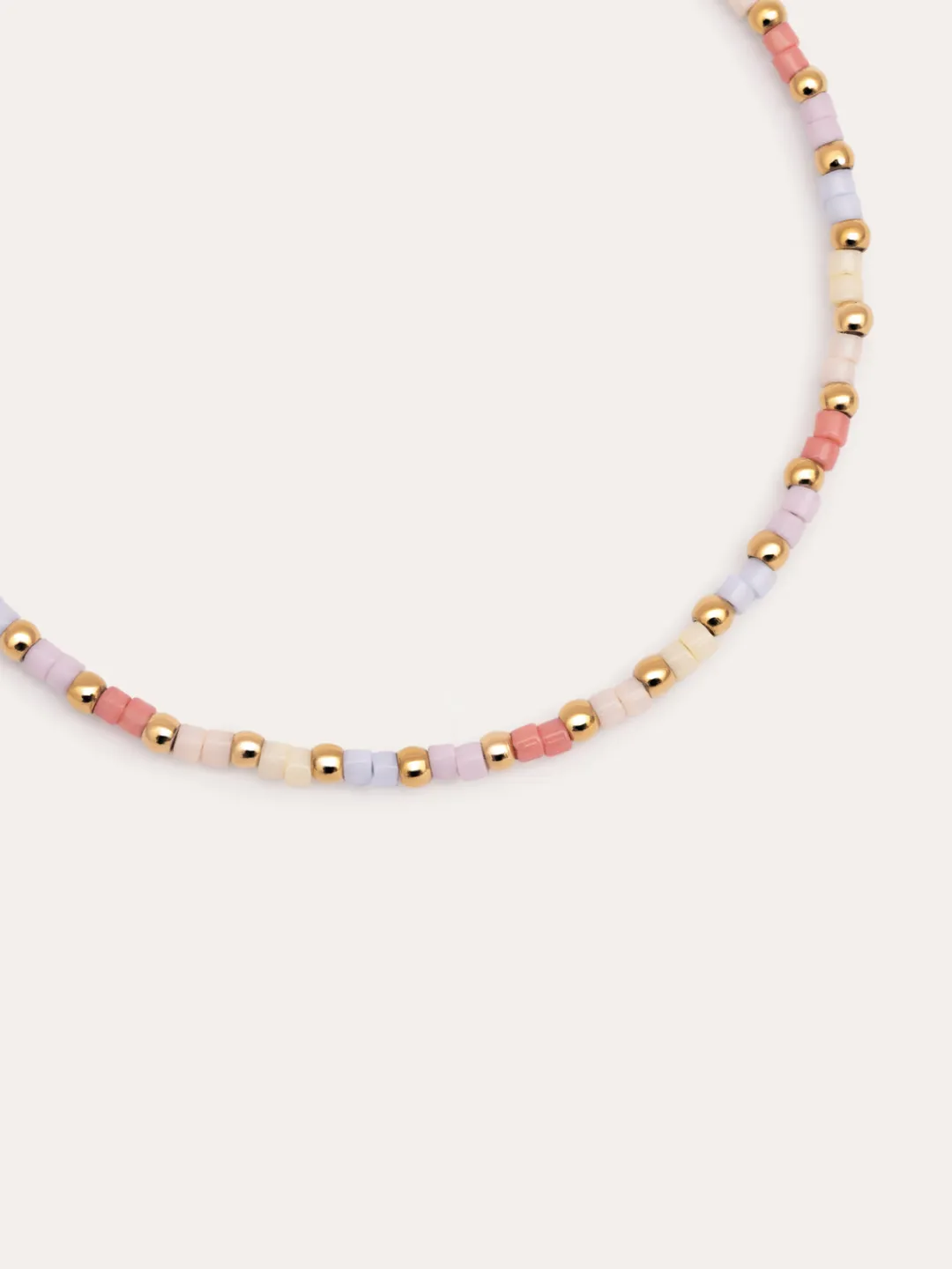 Outlet SINGULARU Pulsera Floral Colors Acero Baño Oro