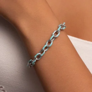 New SINGULARU Pulsera Link Sky Acero