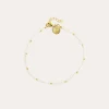 Outlet SINGULARU Pulsera Pearls Dots Acero Baño Oro