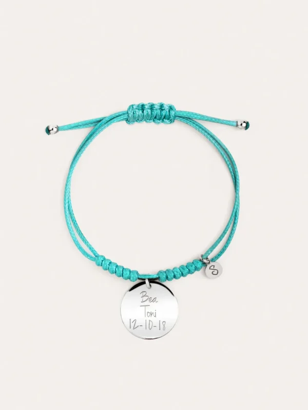 Hot SINGULARU Pulsera Personalizada Dream Chic Emerald Plata