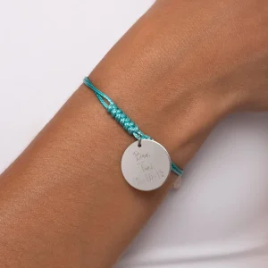 Hot SINGULARU Pulsera Personalizada Dream Chic Emerald Plata