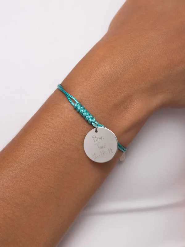 Hot SINGULARU Pulsera Personalizada Dream Chic Emerald Plata