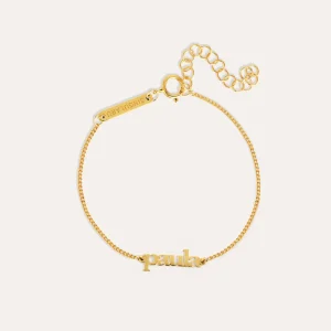 Discount SINGULARU Pulsera Personalizada Monogram Plata Baño Oro