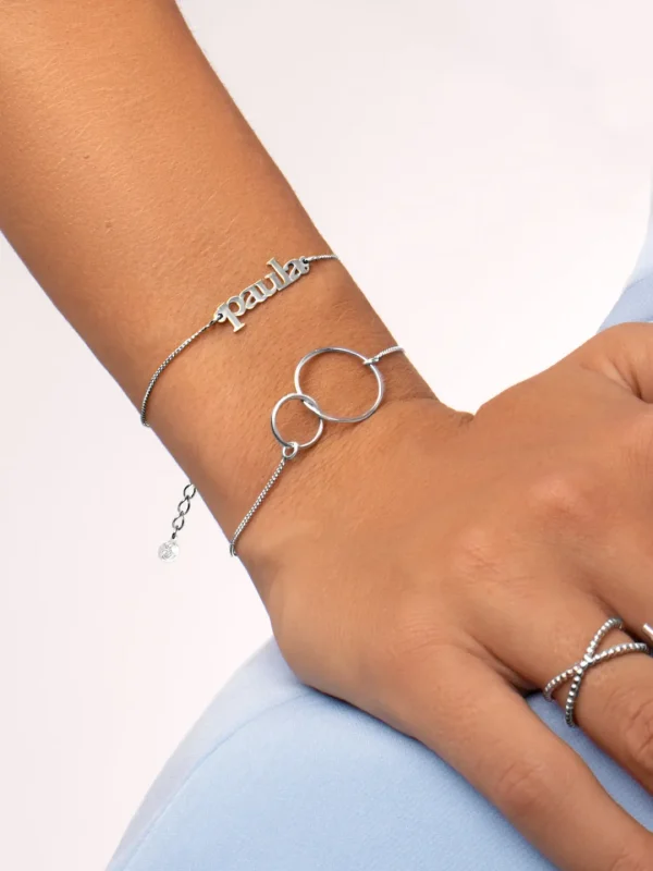 Best SINGULARU Pulsera Personalizada Monogram Plata