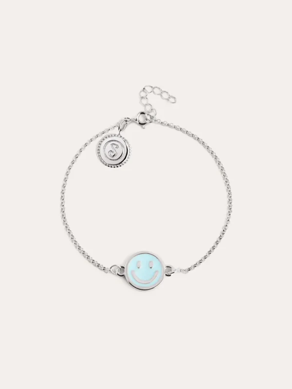 Outlet SINGULARU Pulsera Smiley Sky Enamel