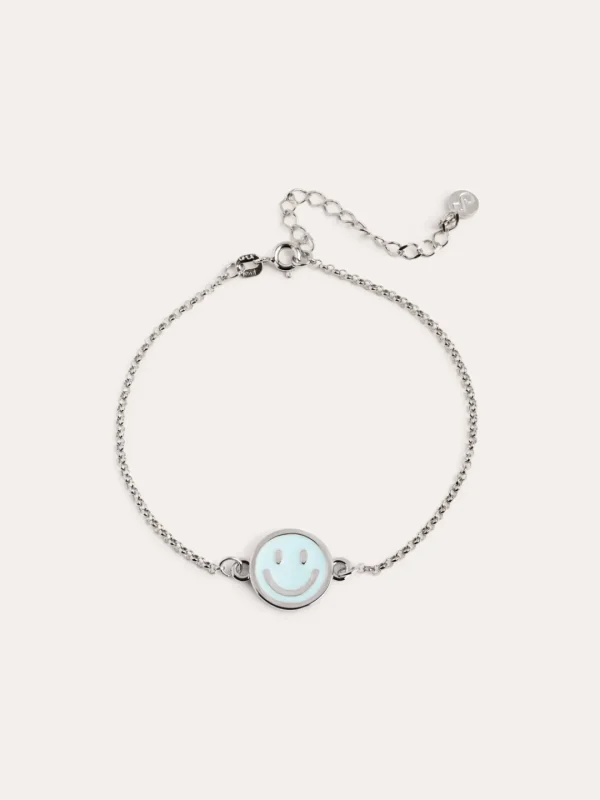 Outlet SINGULARU Pulsera Smiley Sky Enamel